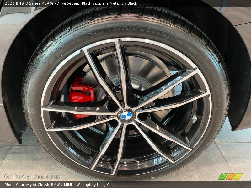 Black Sapphire Metallic / Black 2022 BMW 3 Series M340i xDrive Sedan