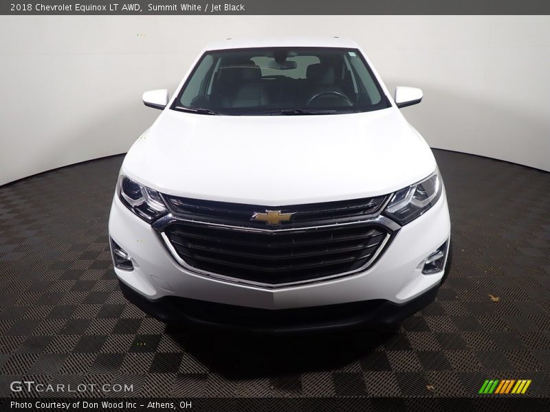 Summit White / Jet Black 2018 Chevrolet Equinox LT AWD