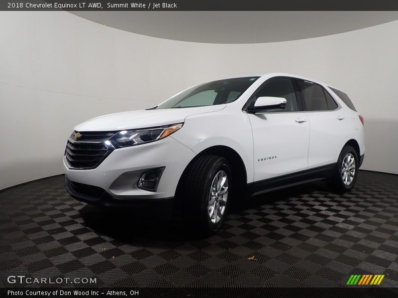 Summit White / Jet Black 2018 Chevrolet Equinox LT AWD
