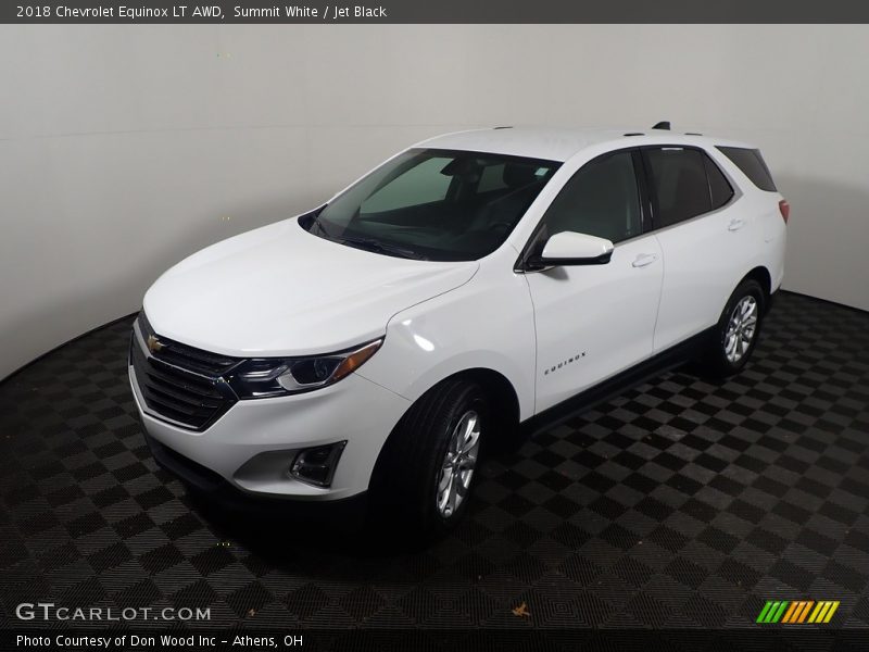Summit White / Jet Black 2018 Chevrolet Equinox LT AWD