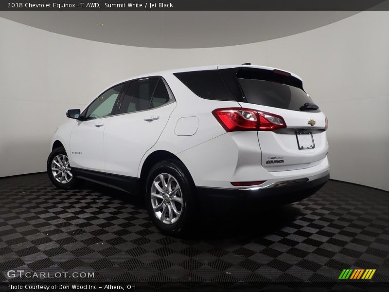 Summit White / Jet Black 2018 Chevrolet Equinox LT AWD