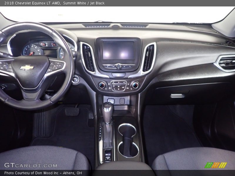 Summit White / Jet Black 2018 Chevrolet Equinox LT AWD