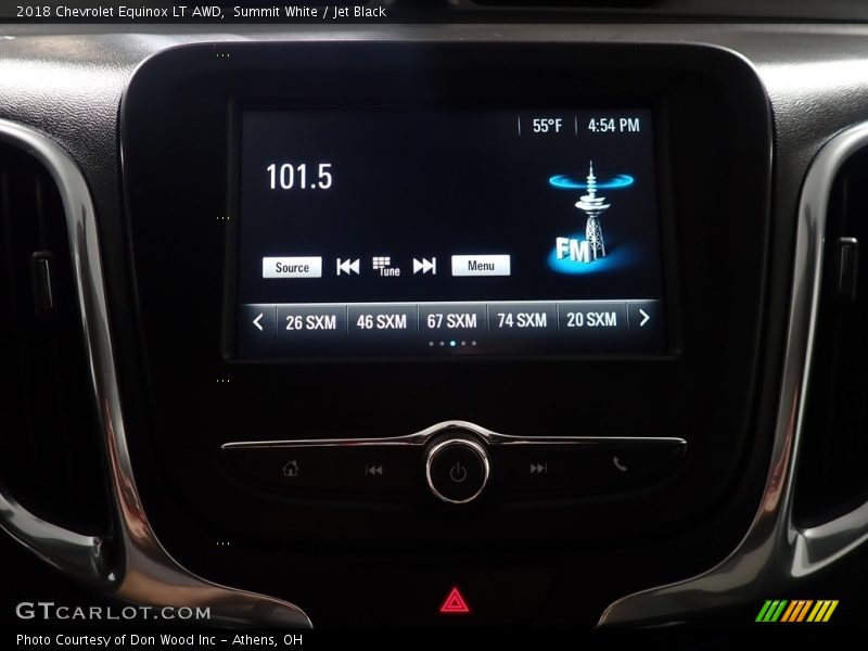 Summit White / Jet Black 2018 Chevrolet Equinox LT AWD