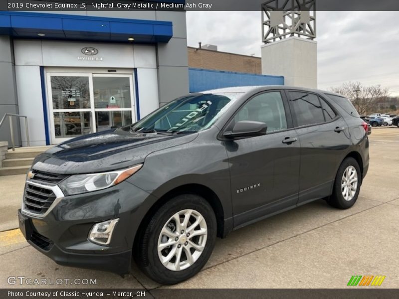 Nightfall Gray Metallic / Medium Ash Gray 2019 Chevrolet Equinox LS