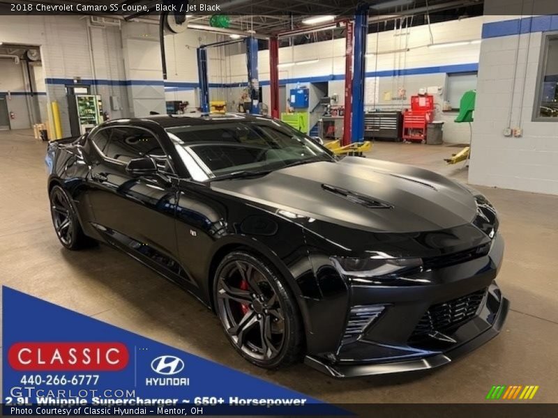 Black / Jet Black 2018 Chevrolet Camaro SS Coupe