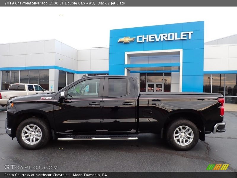 Black / Jet Black 2019 Chevrolet Silverado 1500 LT Double Cab 4WD