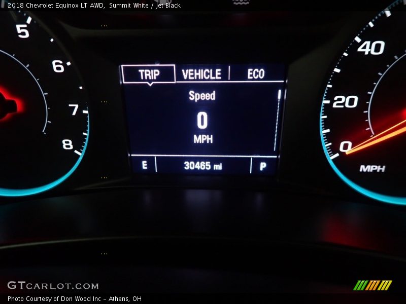 Summit White / Jet Black 2018 Chevrolet Equinox LT AWD