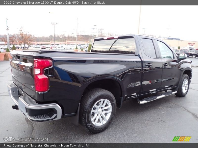 Black / Jet Black 2019 Chevrolet Silverado 1500 LT Double Cab 4WD