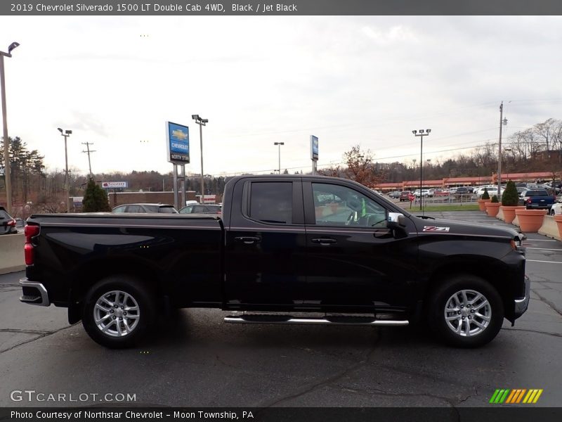 Black / Jet Black 2019 Chevrolet Silverado 1500 LT Double Cab 4WD
