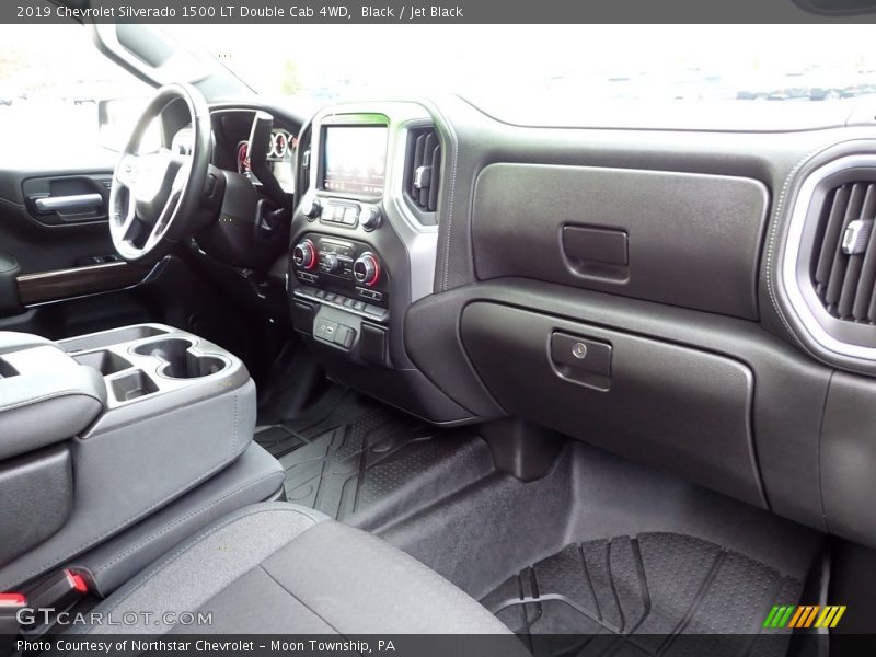Black / Jet Black 2019 Chevrolet Silverado 1500 LT Double Cab 4WD