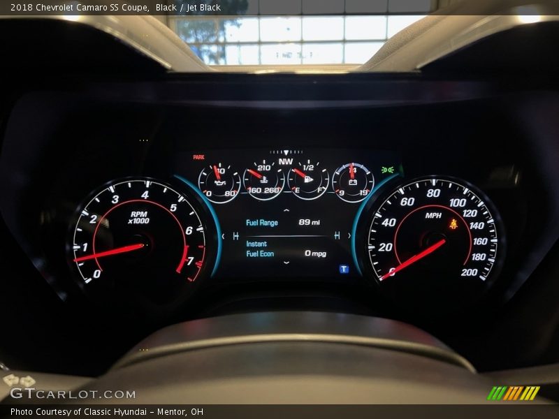 Black / Jet Black 2018 Chevrolet Camaro SS Coupe