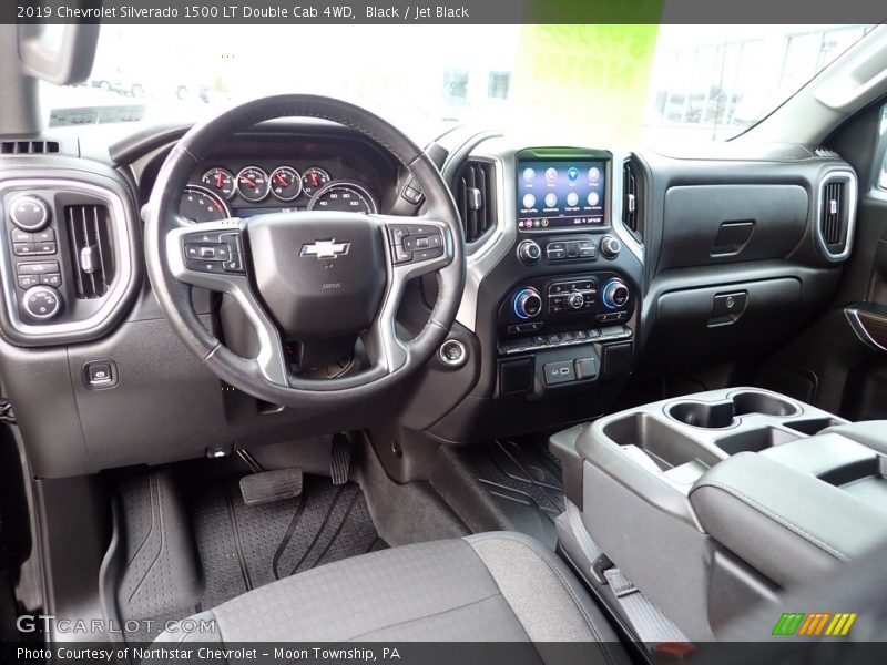 Black / Jet Black 2019 Chevrolet Silverado 1500 LT Double Cab 4WD