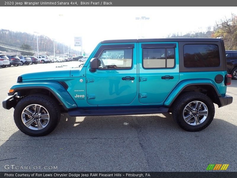 Bikini Pearl / Black 2020 Jeep Wrangler Unlimited Sahara 4x4
