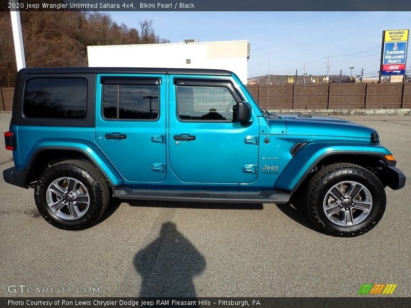 Bikini Pearl / Black 2020 Jeep Wrangler Unlimited Sahara 4x4