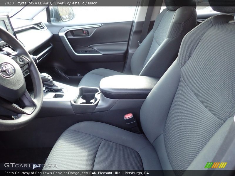 Silver Sky Metallic / Black 2020 Toyota RAV4 LE AWD