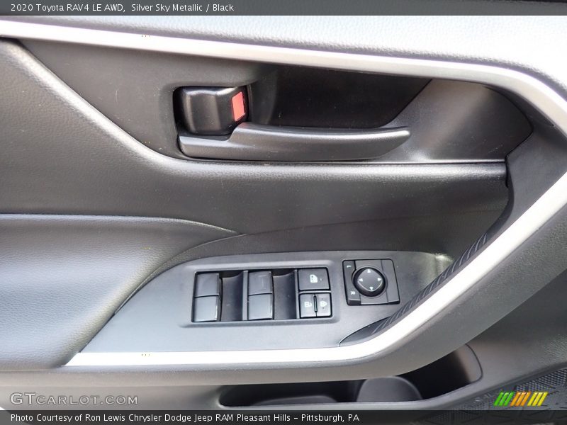 Silver Sky Metallic / Black 2020 Toyota RAV4 LE AWD