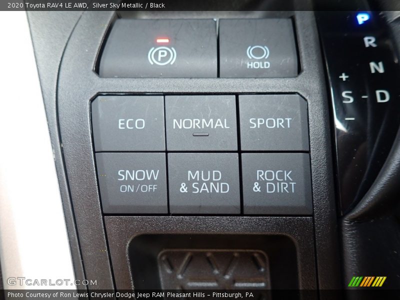 Silver Sky Metallic / Black 2020 Toyota RAV4 LE AWD