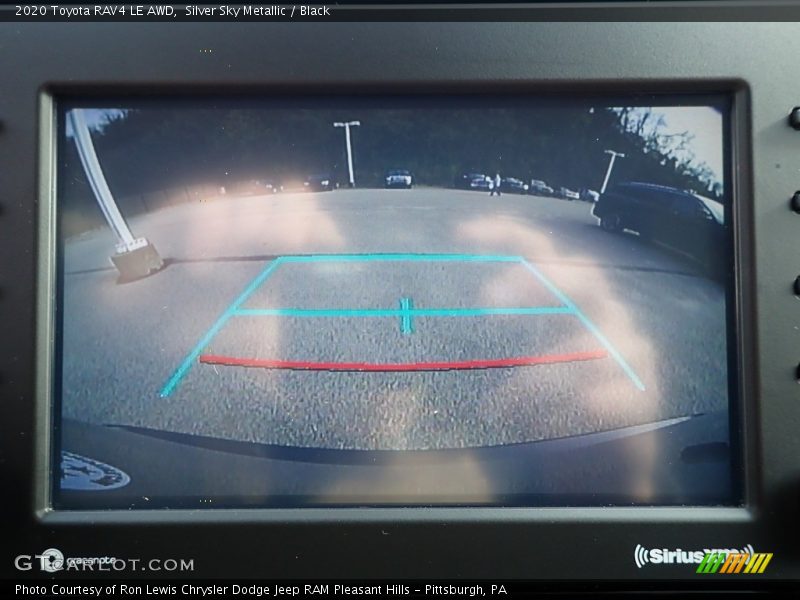 Silver Sky Metallic / Black 2020 Toyota RAV4 LE AWD