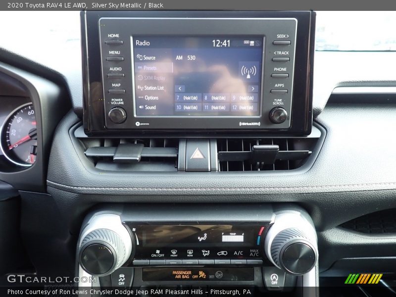 Silver Sky Metallic / Black 2020 Toyota RAV4 LE AWD
