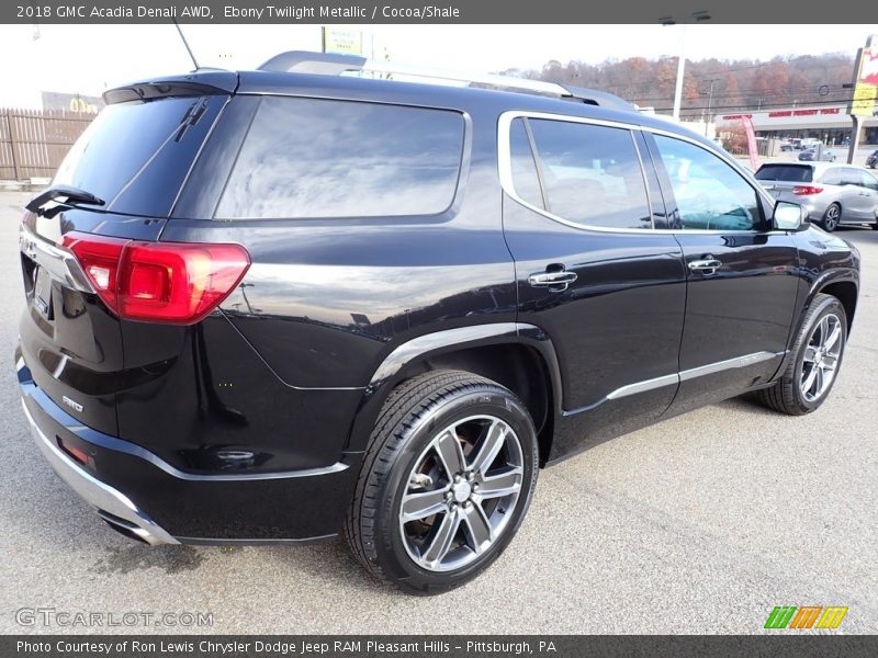 Ebony Twilight Metallic / Cocoa/Shale 2018 GMC Acadia Denali AWD