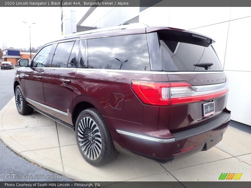 Burgundy Velvet / Alpine 2020 Lincoln Navigator L Black Label 4x4