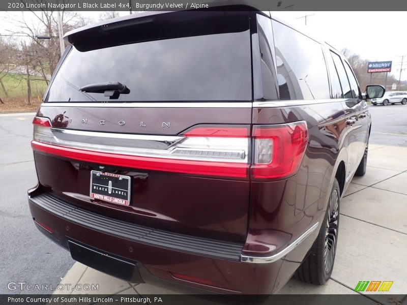 Burgundy Velvet / Alpine 2020 Lincoln Navigator L Black Label 4x4