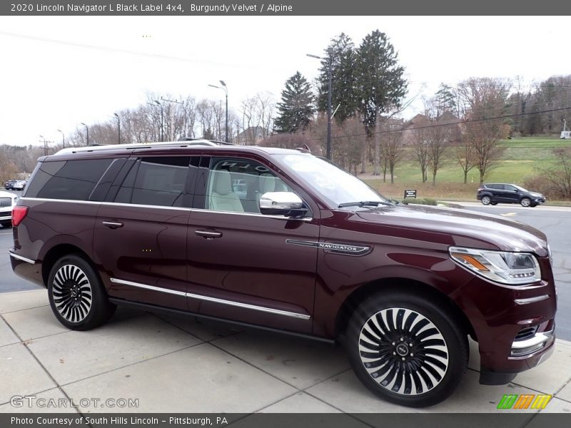 Burgundy Velvet / Alpine 2020 Lincoln Navigator L Black Label 4x4