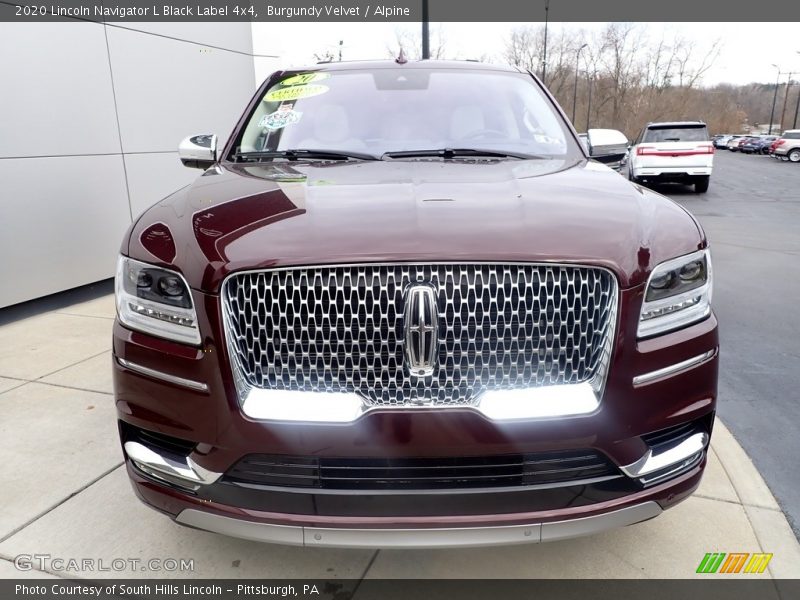 Burgundy Velvet / Alpine 2020 Lincoln Navigator L Black Label 4x4