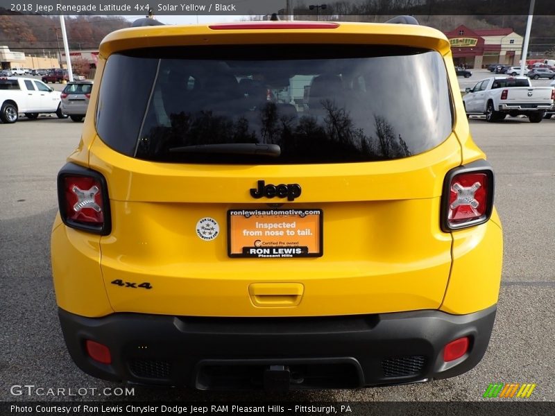 Solar Yellow / Black 2018 Jeep Renegade Latitude 4x4