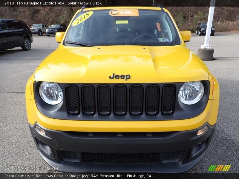 Solar Yellow / Black 2018 Jeep Renegade Latitude 4x4