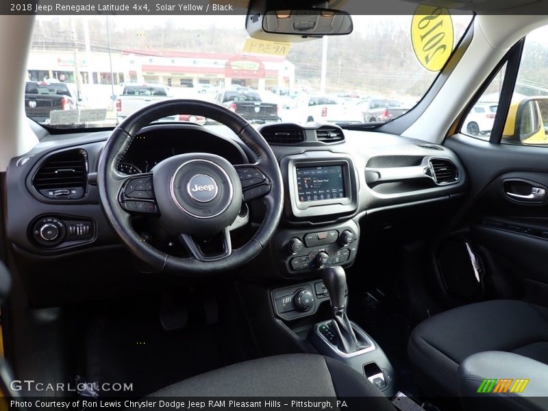 Solar Yellow / Black 2018 Jeep Renegade Latitude 4x4