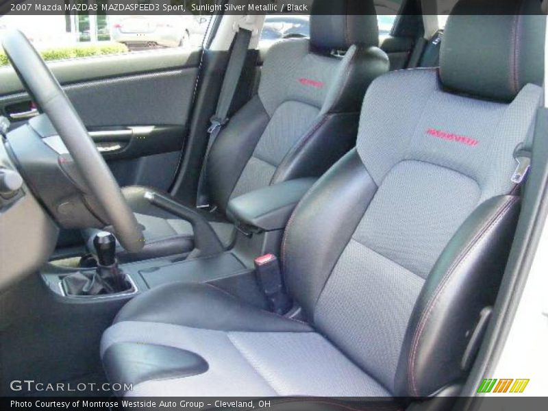 Sunlight Silver Metallic / Black 2007 Mazda MAZDA3 MAZDASPEED3 Sport