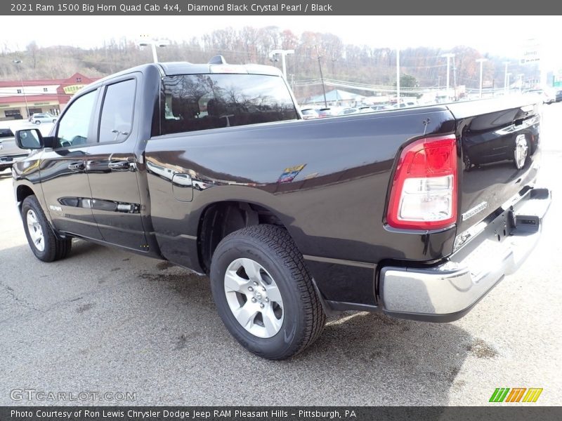 Diamond Black Crystal Pearl / Black 2021 Ram 1500 Big Horn Quad Cab 4x4