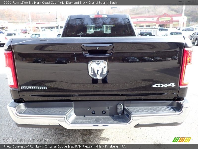 Diamond Black Crystal Pearl / Black 2021 Ram 1500 Big Horn Quad Cab 4x4