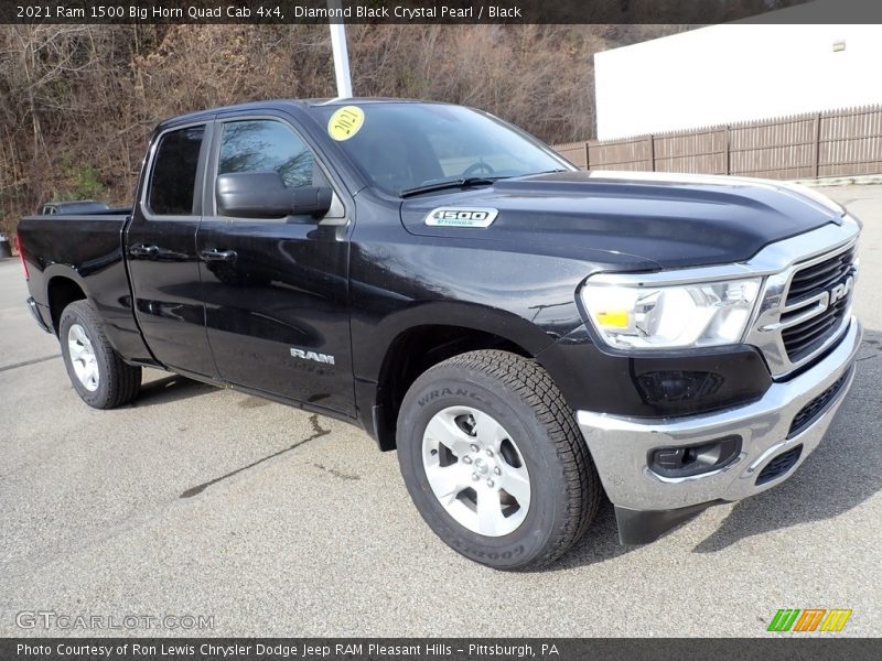 Diamond Black Crystal Pearl / Black 2021 Ram 1500 Big Horn Quad Cab 4x4