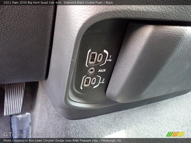 Diamond Black Crystal Pearl / Black 2021 Ram 1500 Big Horn Quad Cab 4x4
