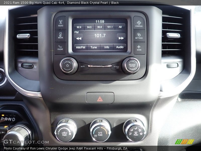 Diamond Black Crystal Pearl / Black 2021 Ram 1500 Big Horn Quad Cab 4x4