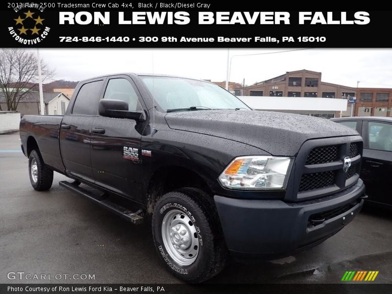 Black / Black/Diesel Gray 2013 Ram 2500 Tradesman Crew Cab 4x4