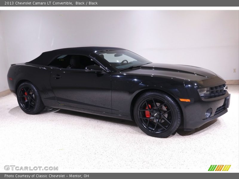 Black / Black 2013 Chevrolet Camaro LT Convertible