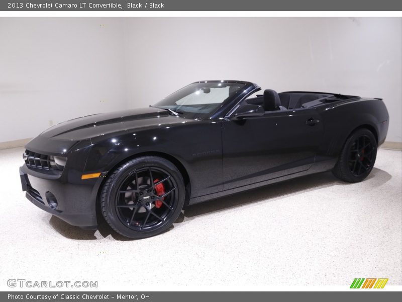 Black / Black 2013 Chevrolet Camaro LT Convertible