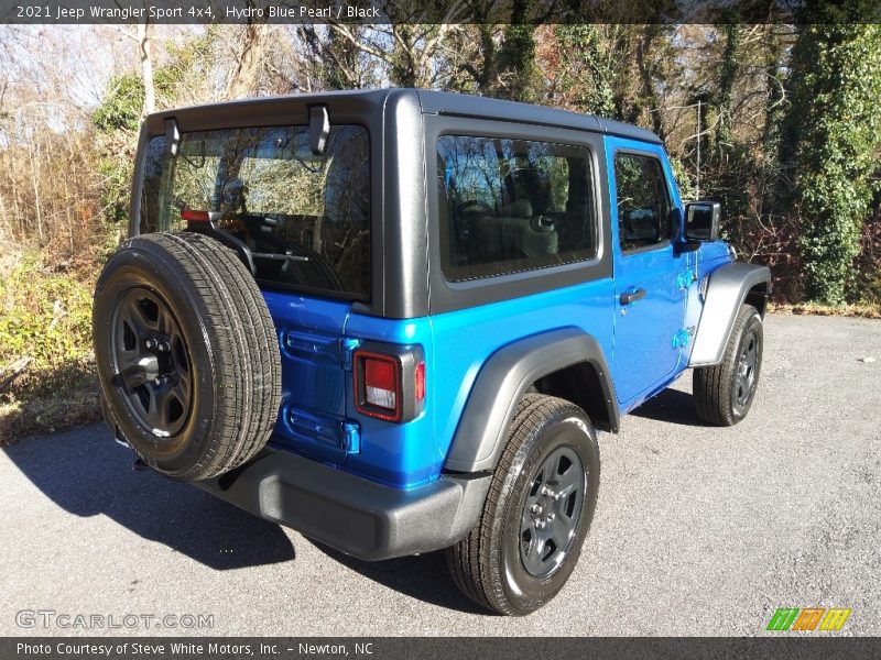 Hydro Blue Pearl / Black 2021 Jeep Wrangler Sport 4x4