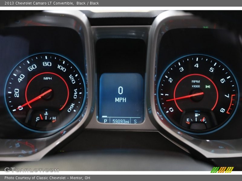 Black / Black 2013 Chevrolet Camaro LT Convertible