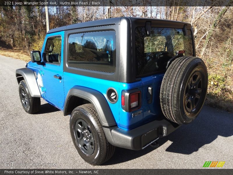 Hydro Blue Pearl / Black 2021 Jeep Wrangler Sport 4x4