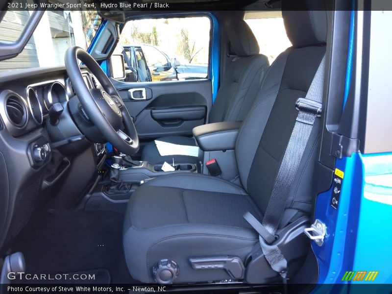 Hydro Blue Pearl / Black 2021 Jeep Wrangler Sport 4x4