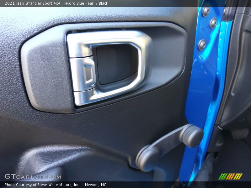Hydro Blue Pearl / Black 2021 Jeep Wrangler Sport 4x4