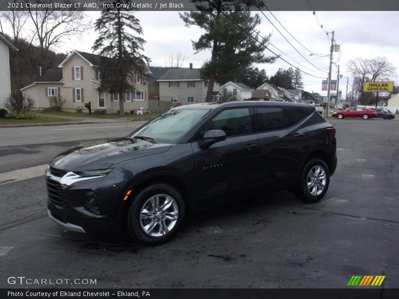 Iron Gray Metallic / Jet Black 2021 Chevrolet Blazer LT AWD