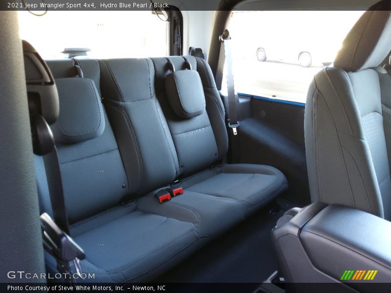 Hydro Blue Pearl / Black 2021 Jeep Wrangler Sport 4x4