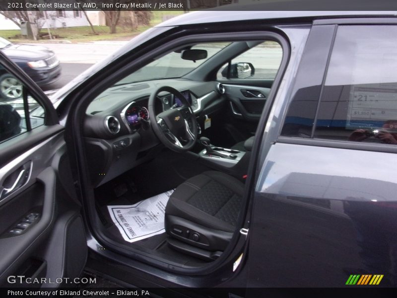 Iron Gray Metallic / Jet Black 2021 Chevrolet Blazer LT AWD