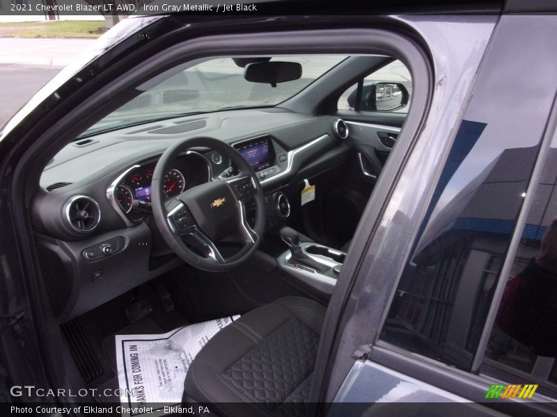 Iron Gray Metallic / Jet Black 2021 Chevrolet Blazer LT AWD