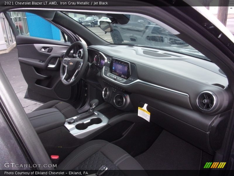 Iron Gray Metallic / Jet Black 2021 Chevrolet Blazer LT AWD